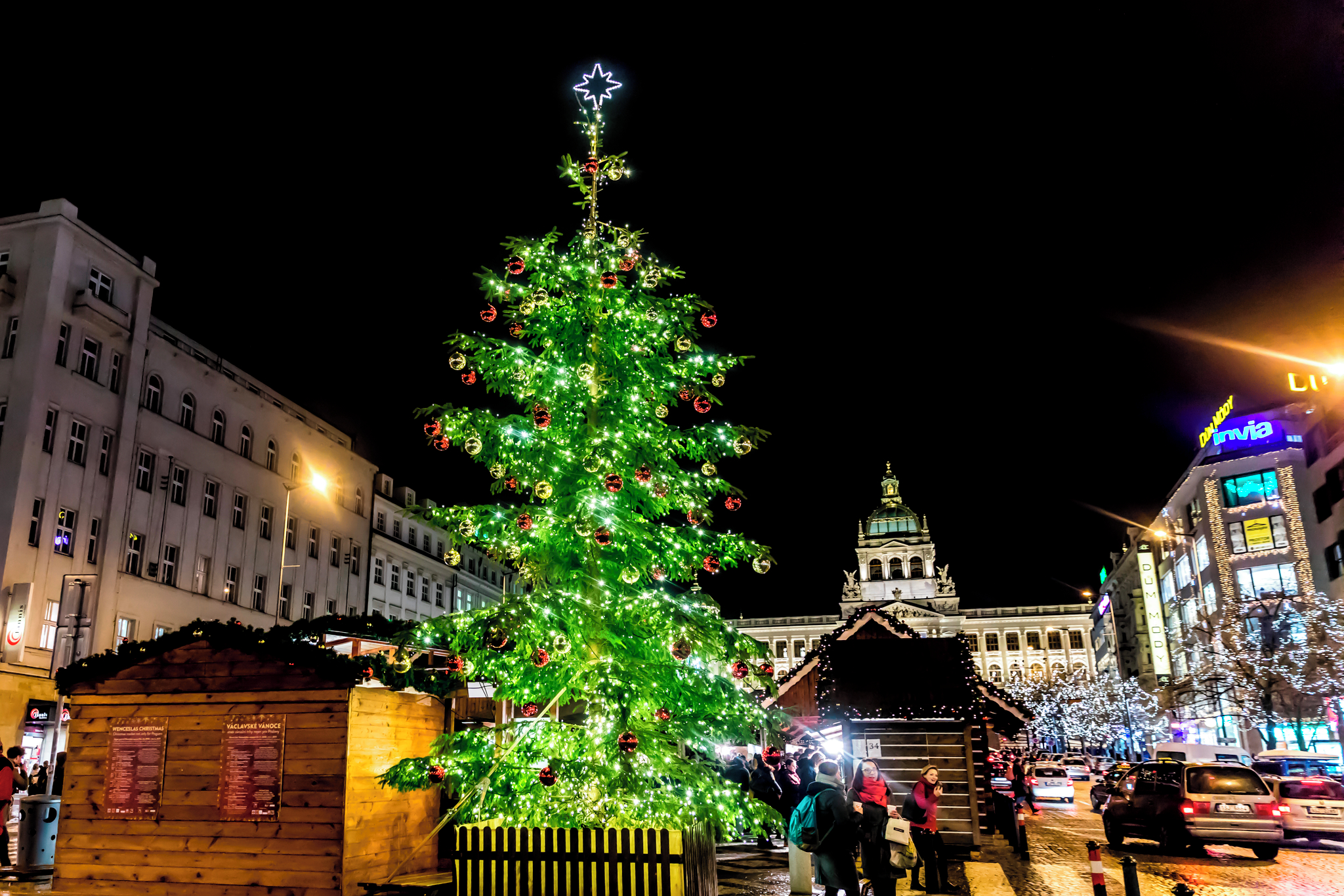 Wenceslas Square Christmas Market (Dec - Jan)*