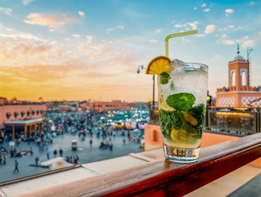 As the sun goes down