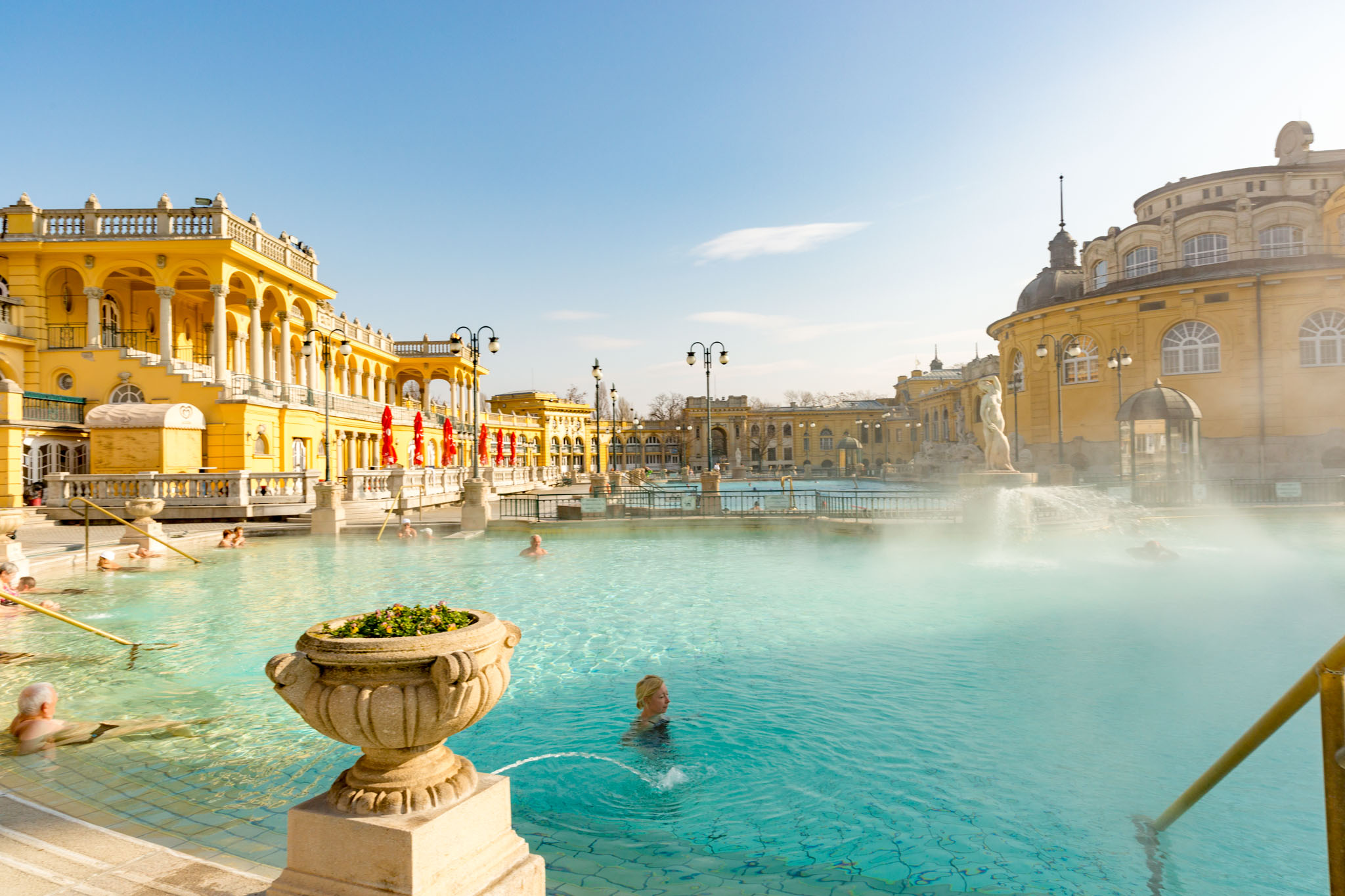 Beautiful bathhouses