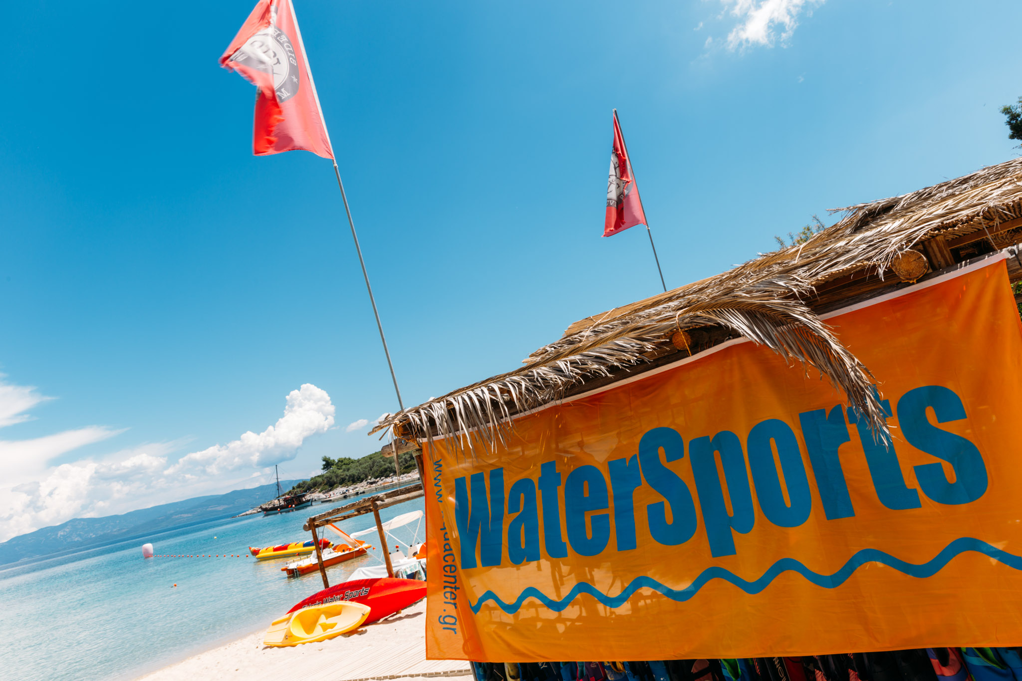 Diving and water sports by the beach