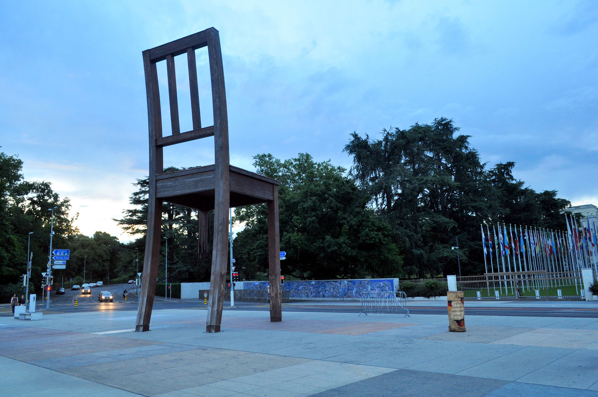 Broken Chair Sculpture