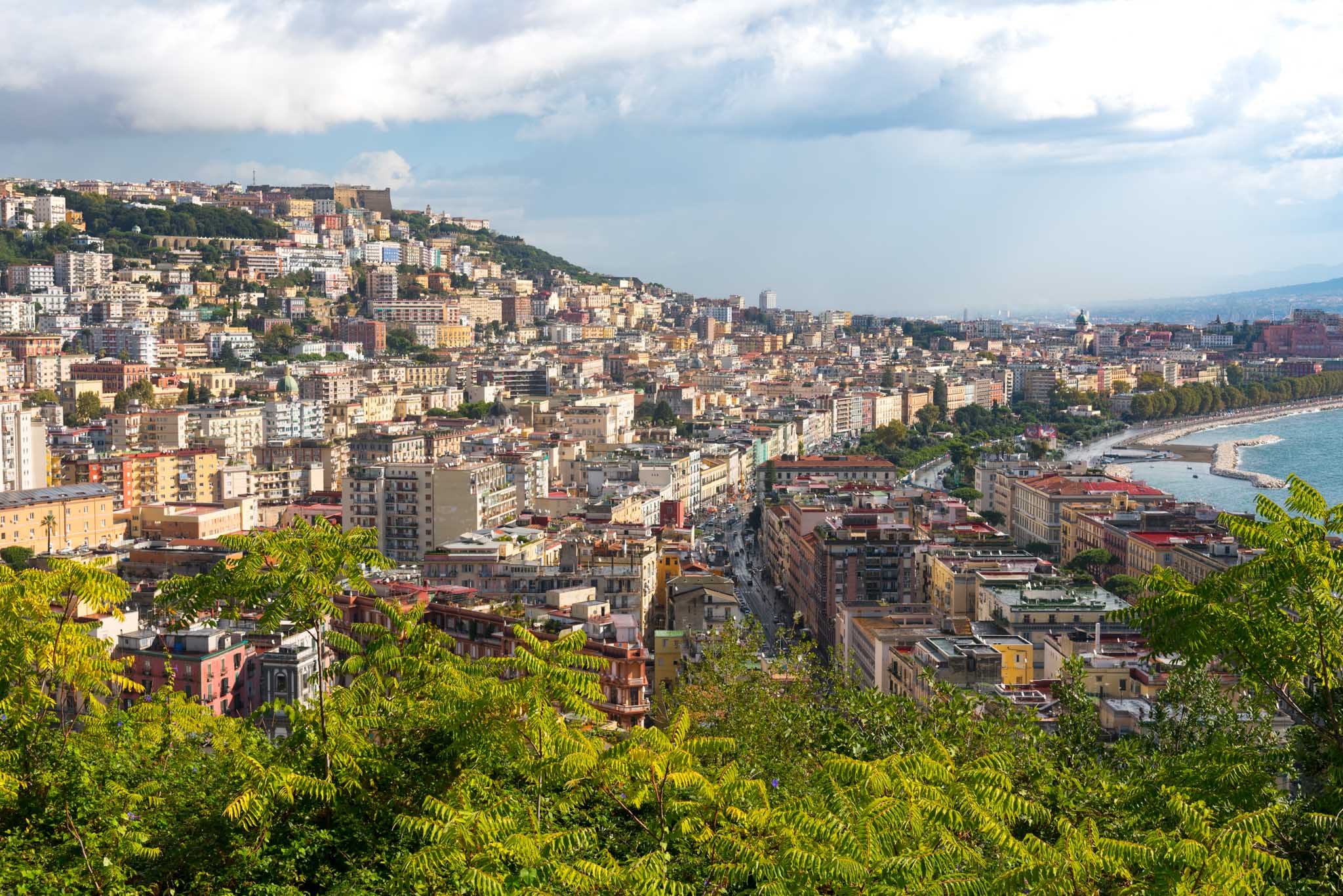 Via Caracciolo e Lungomare di Napoli