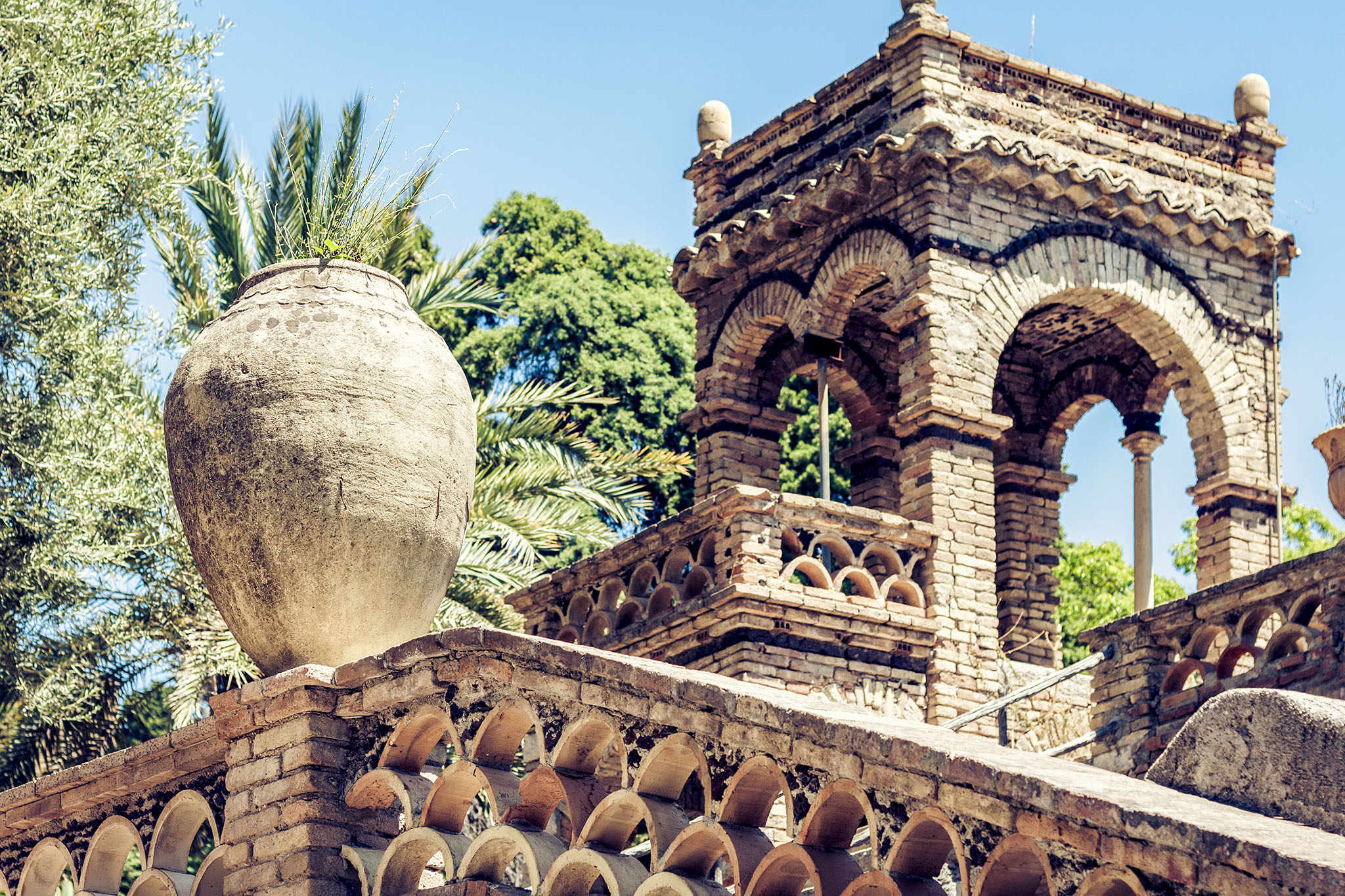 Taormina public gardens 