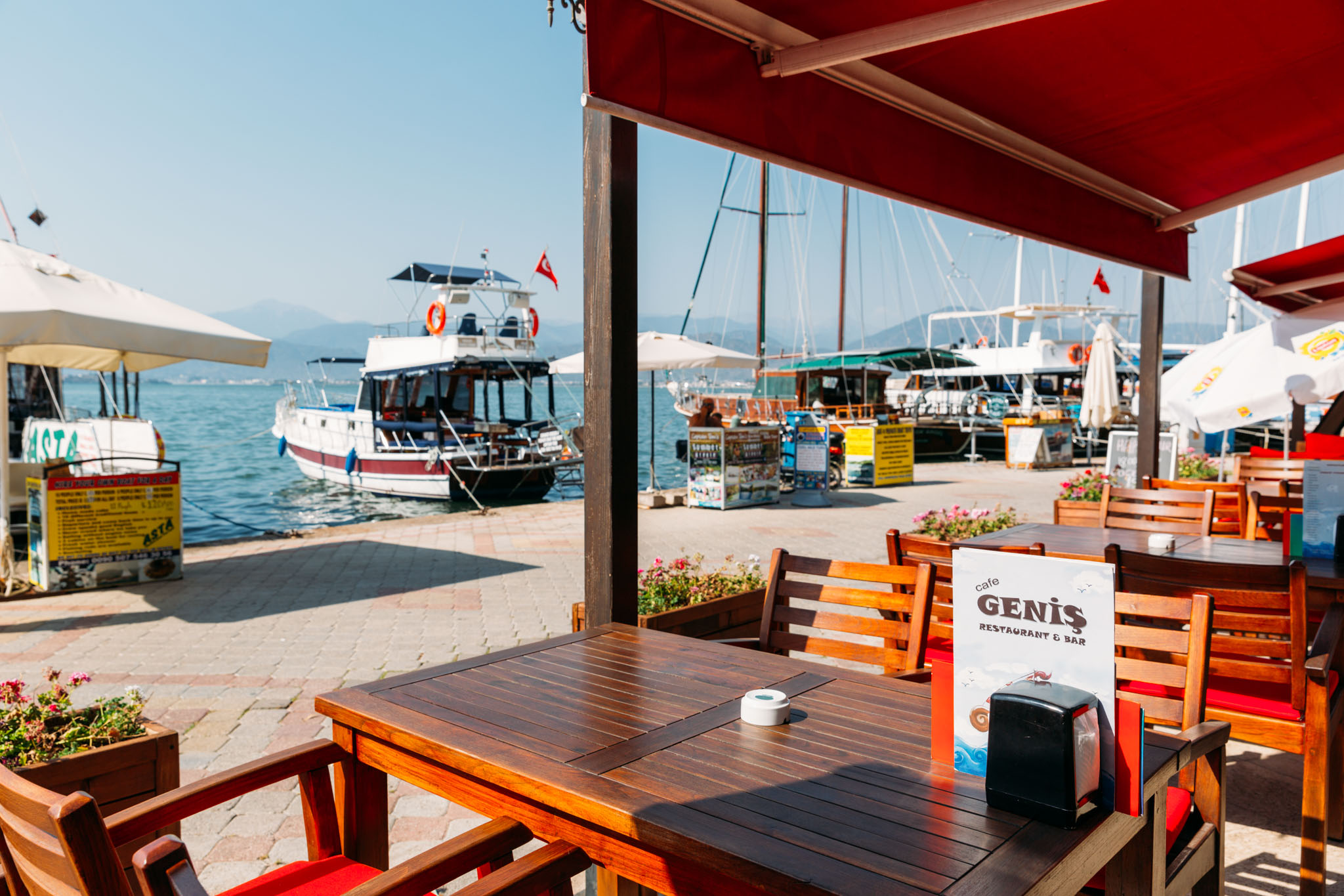 Dine by Fethiye Harbour