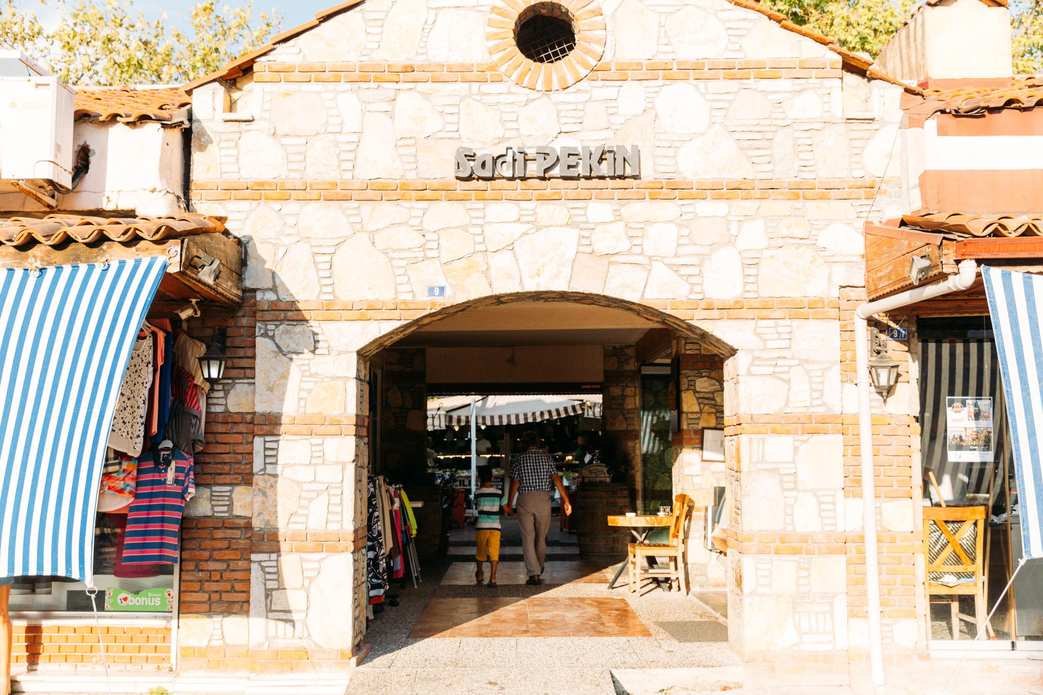 Restaurants around the Old Town's fish market