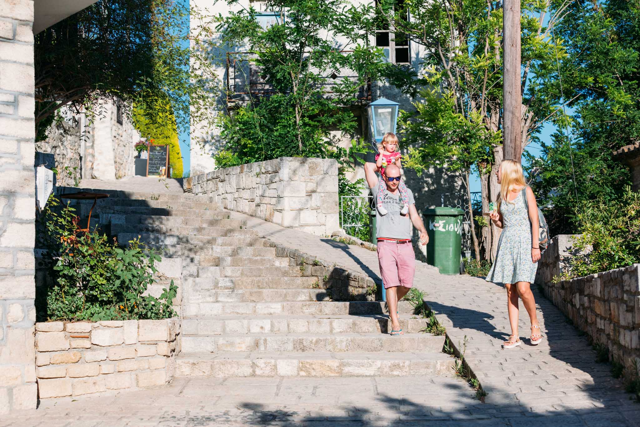 Ancient streets of Afitos