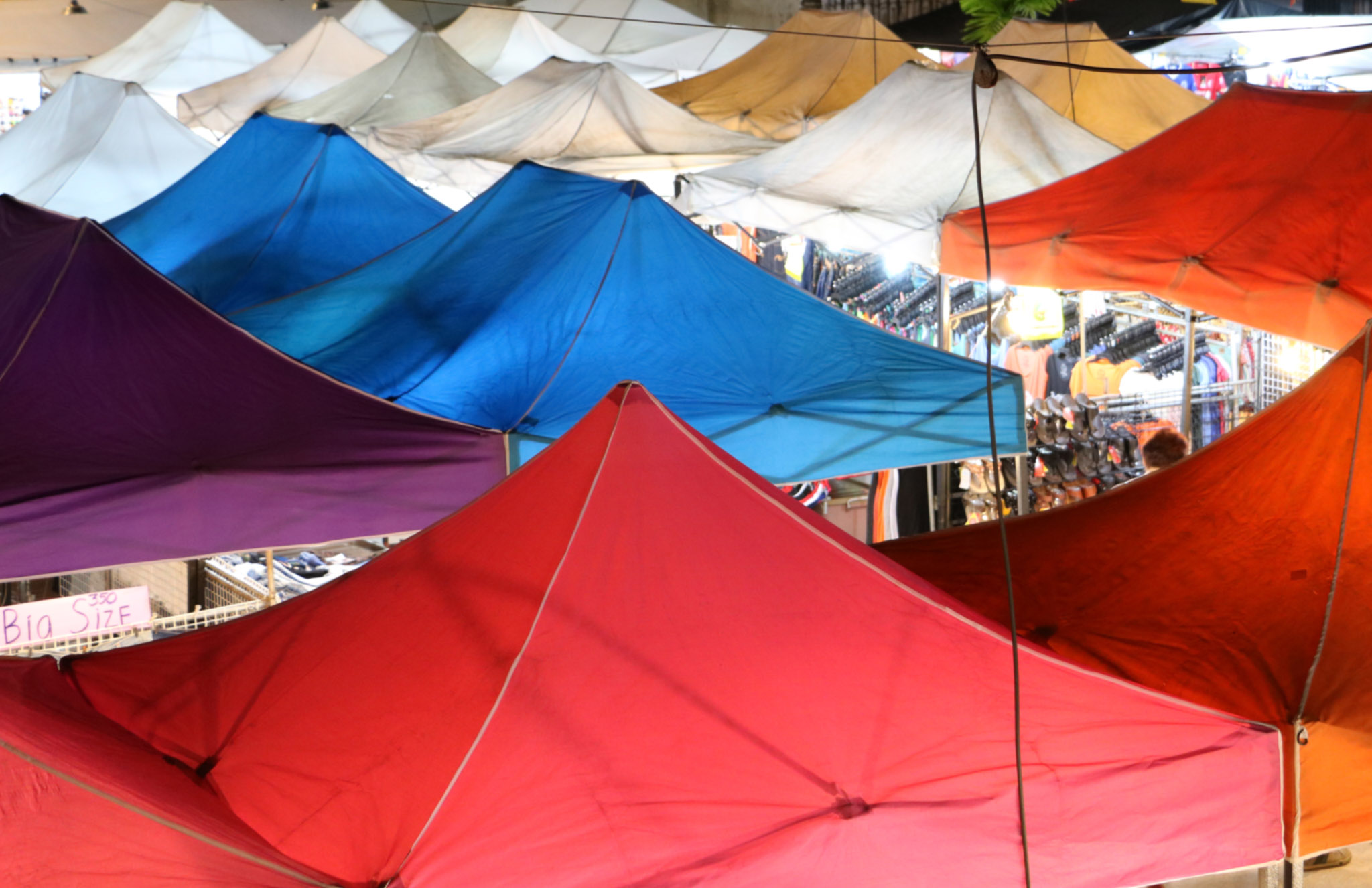 Night markets at the harbour